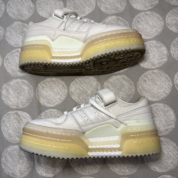 adidas Triple Platforum Low Women's Crystal White GZ8644 Sz 4.5 - Picture 14 of 16